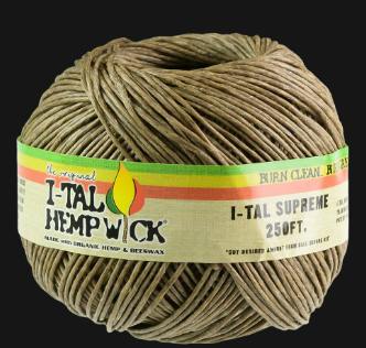 I-tal - Hempwick Supreme - 250ft