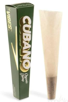 Vibes - Cubano Cones- Organic Hemp - 1pk