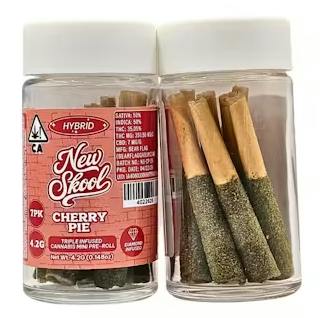 New Skool - Cherry Pie - Infused Preroll Pack - 7pk - 4.2g