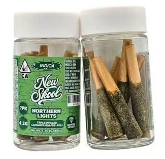 New Skool - Northern Lights - Infused Preroll Pack - 7pk - 4.2g
