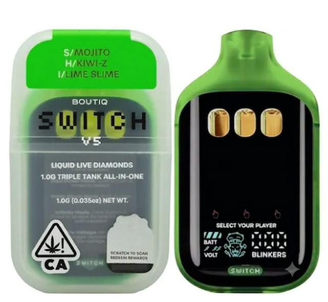Boutiq - Liquid Live Diamonds - Mojito x Kiwi-Z x Lime Slime - V5GUM - RTU -1G