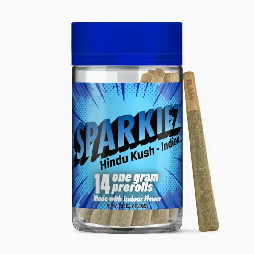 Sparkiez - Bubba Kush - Prerolls - 14pk - 14G