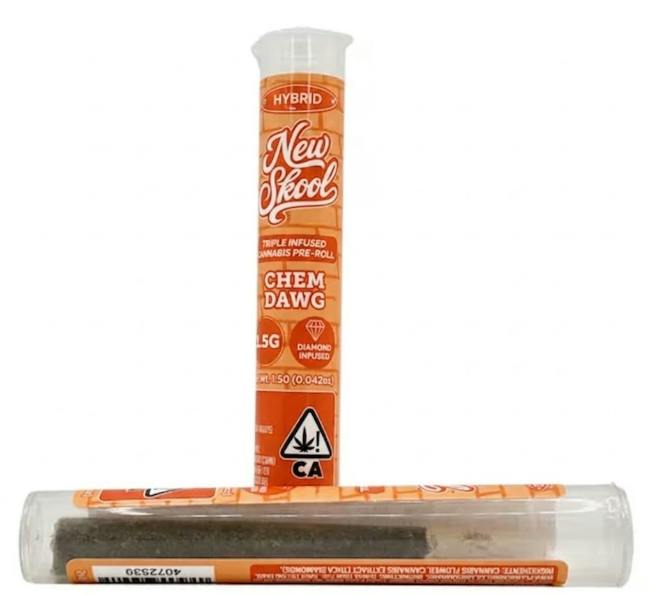 New Skool - Chem Dawg - Infused Preroll - 1.5g