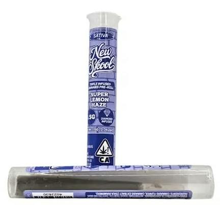 New Skool - Super Lemon Haze - Infused Preroll - 1.5g