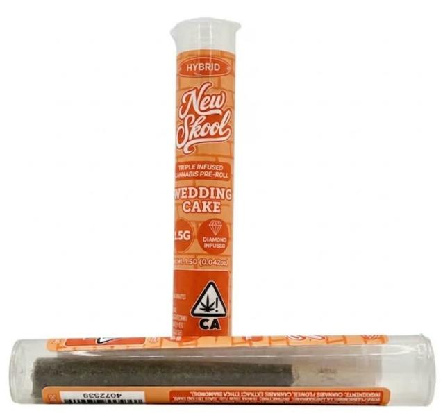 New Skool - Wedding Cake - Infused Preroll - 1.5g
