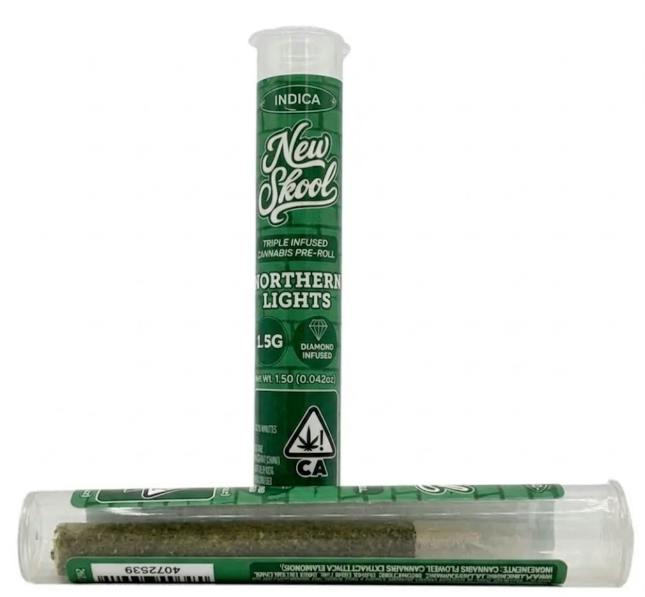 New Skool - Northern Lights - Infused Preroll - 1.5g