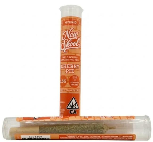 New Skool - Cherry Pie - Infused Preroll - 1.5g