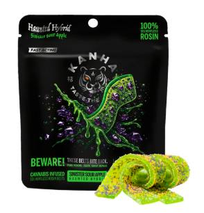 Kanha - NANO Solventless - Sinister Sour Apple Crunch - Rosin Gummies - 100mg