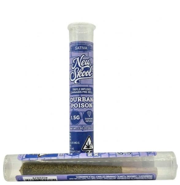 New Skool - Durban Poison - Infused Preroll - 1.5g