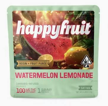 Happy Fruit - Watermelon Lemonade - Edibles - 5pk - 100mg