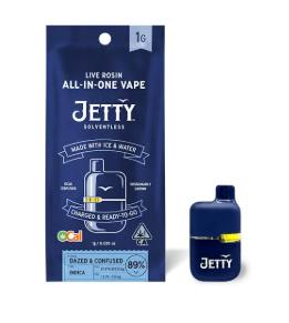 Jetty Extracts - Live Rosin - Frosted Garlic - Mini Tank - RTU - 1G