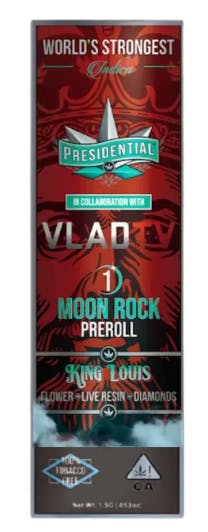 Presidential - Moon Rock - King Louis XIII - Infused Preroll - 1.0g
