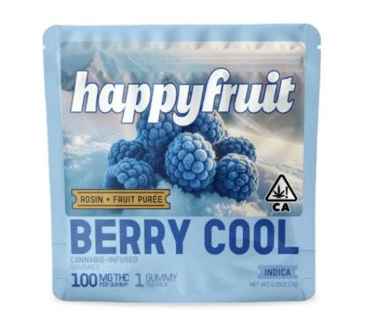 Happy Fruit - Live Rosin - Berry Cool - Gummies - 1pc - 100mg