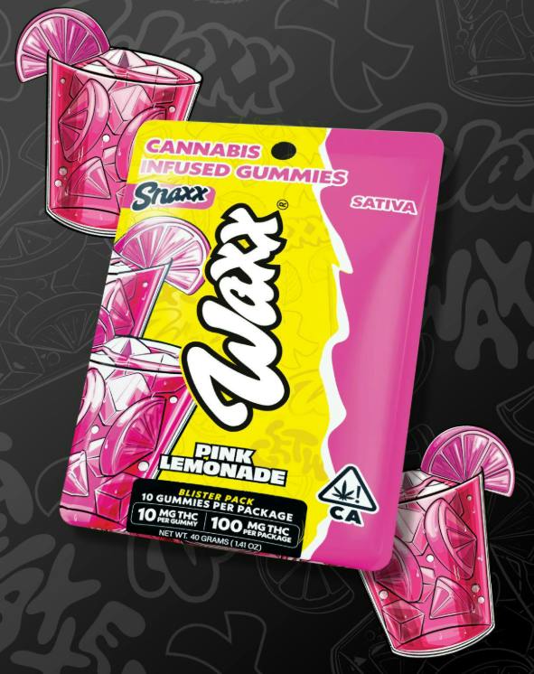 Waxx Snaxx - Pink Lemonade - Gummies - 100mg