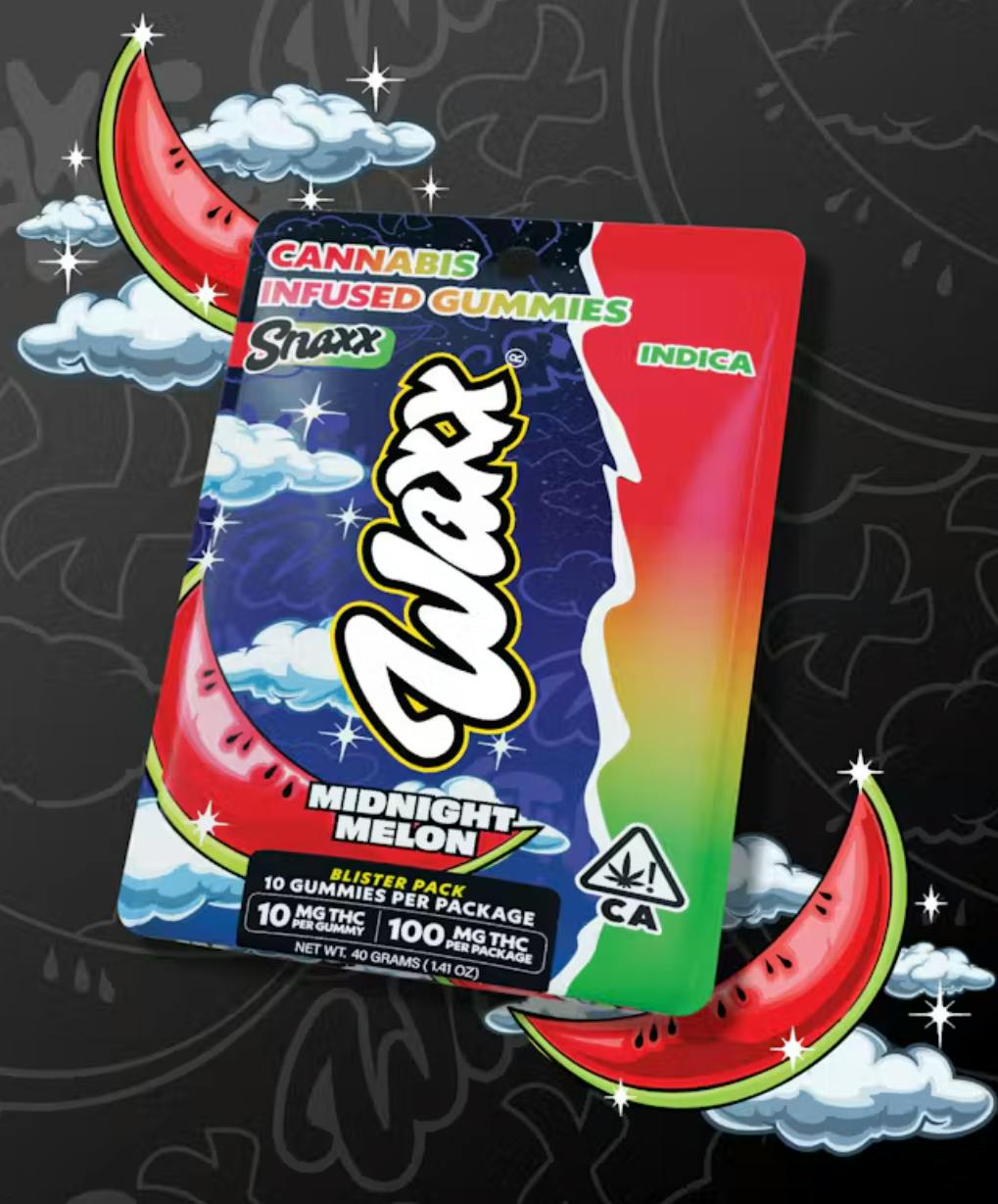 Waxx Snaxx - Midnight Melon - Gummies - 100mg
