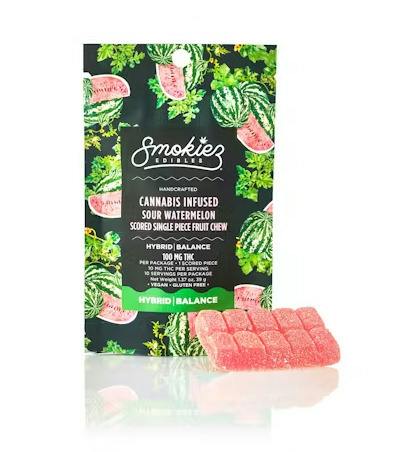 Gummies | Sour Watermelon | 1 Piece scored cannabis product