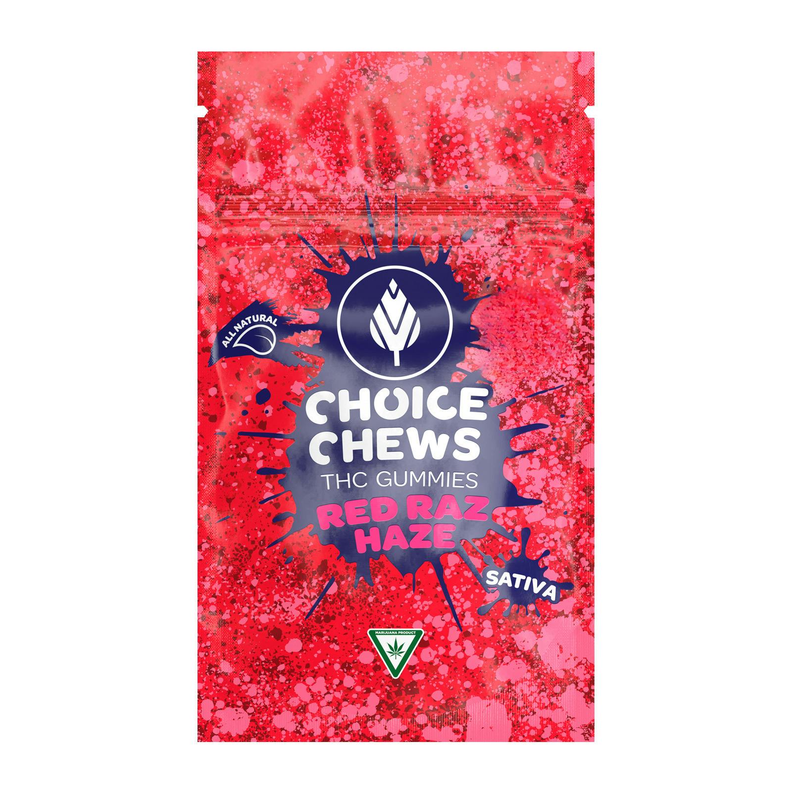 CHOICE | RED RAZ HAZE | SATIVA | GUMMIES | 200MG | REC