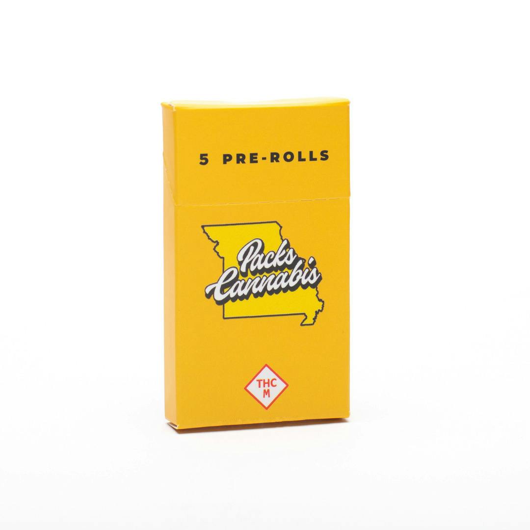 Packs Cannabis: Pre-Roll Pack | Turbo Terp | 0.5g ea | 5pk