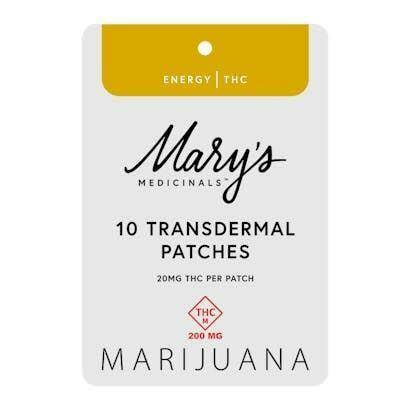 Mary's Medicinals: Patch | Energy | 200mg | 10pk