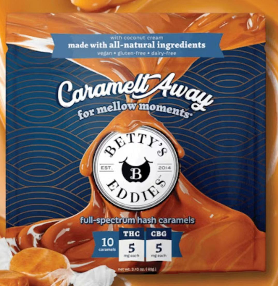 Taffy | Caramel Chews | 50mg | Betty's Eddies