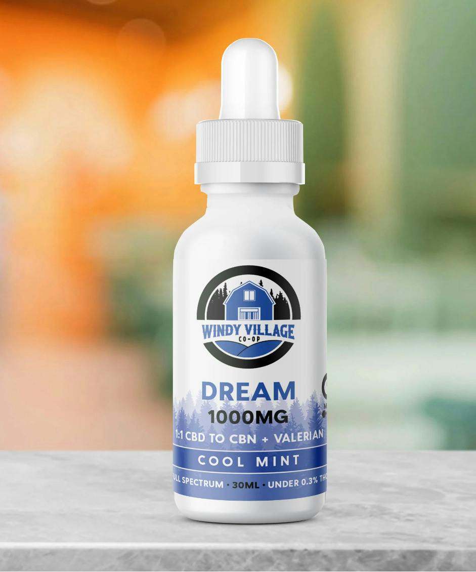 Tincture | Dream 1:1 CBD:CBN | 1000mg | Windy Village Wellness at Simplicity Dispensary