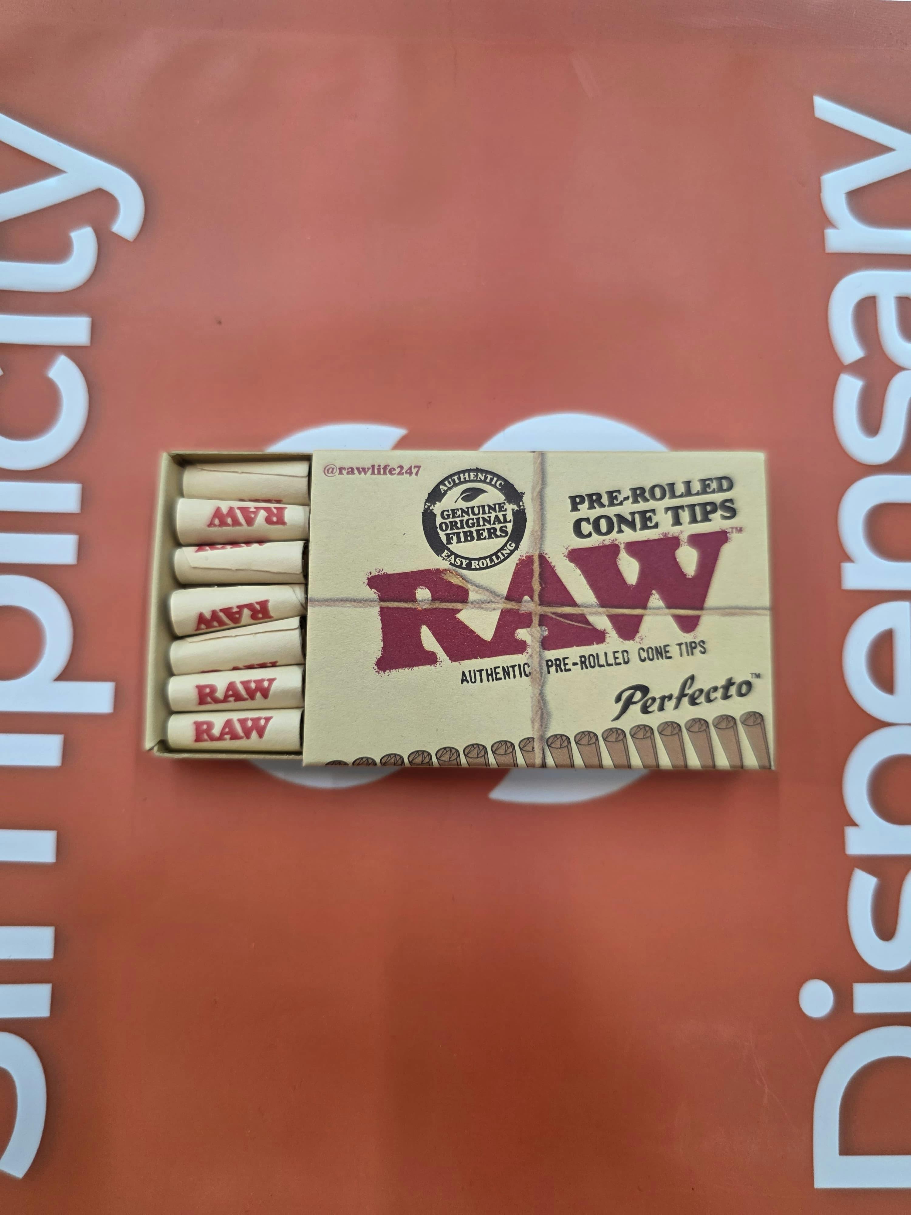 Raw Pre-rolled cone tips at Simplicity Dispensary