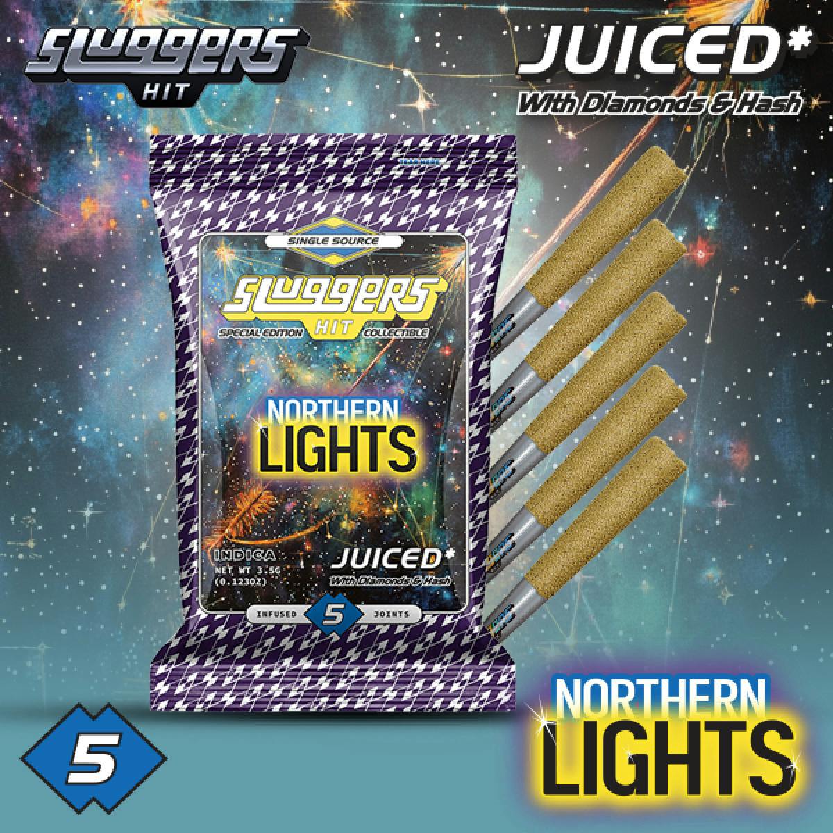 Infused Pre-Roll Pack | Northern Lights | 5pk | Sluggers