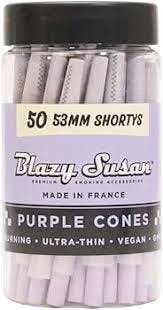 Blazy Susan 50ct Purple Cones