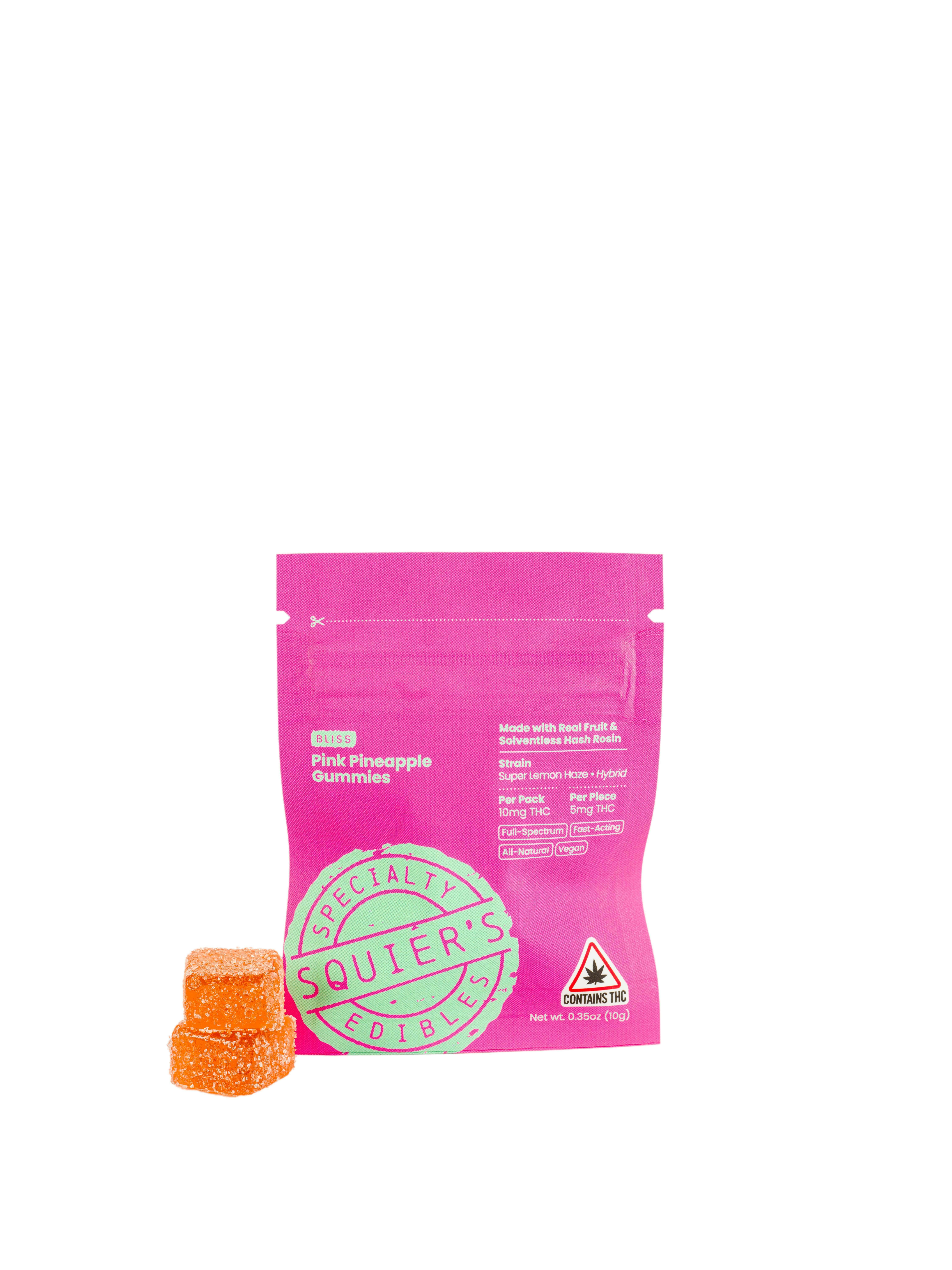 Gummies | Pink Pineapple Rosin | 2 Pack | Squier's at Simplicity Dispensary