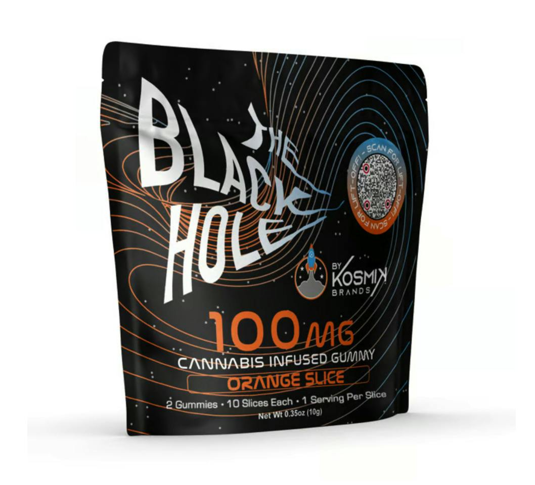 Gummies | Black Hole - Orange Slice | 100mg | Kosmik