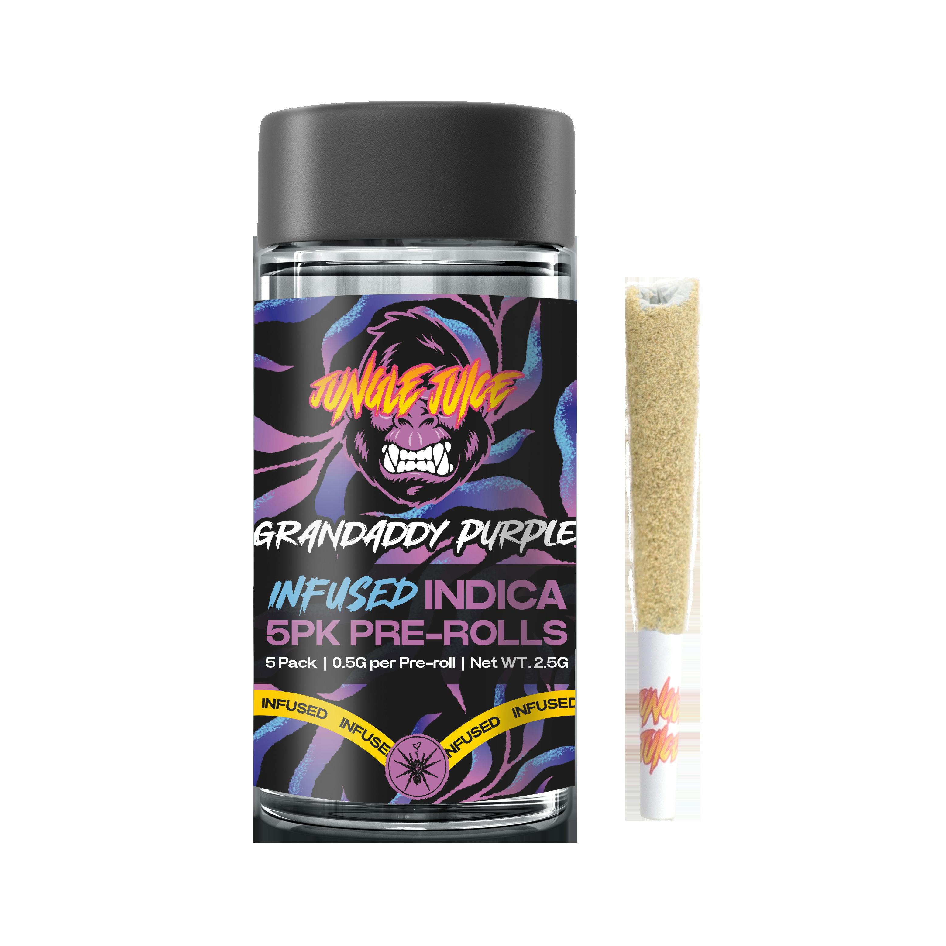 Grandaddy Purple | .7G Infused Tarantulas 5CT cannabis product