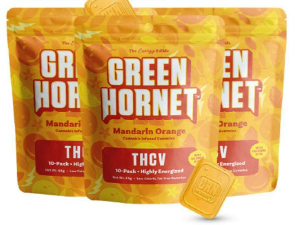 Mandarin Orange THCV Energy Gummies | Gummies | 10pk | 10mg/ea