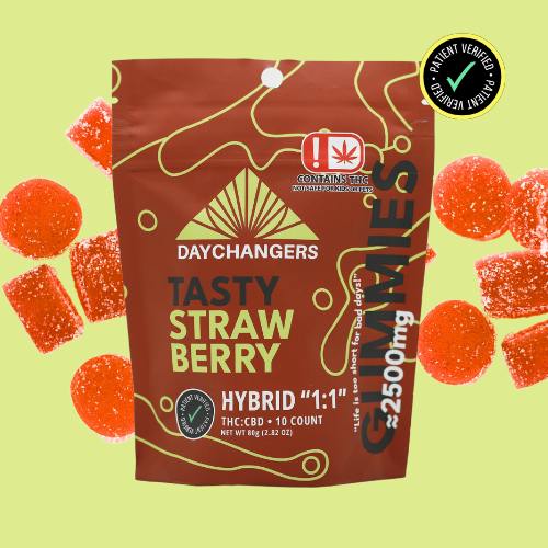 Day Changer | Tasty Strawberry Gummies (10ct.) | 2500mg