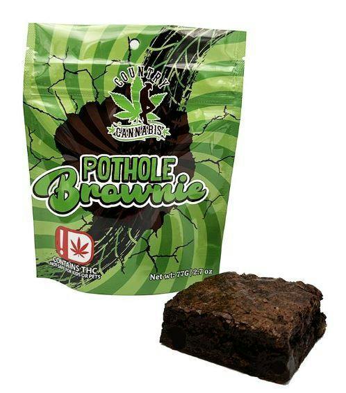 Country Cannabis Pot Hole Brownie 1000mg by Country Cannabis