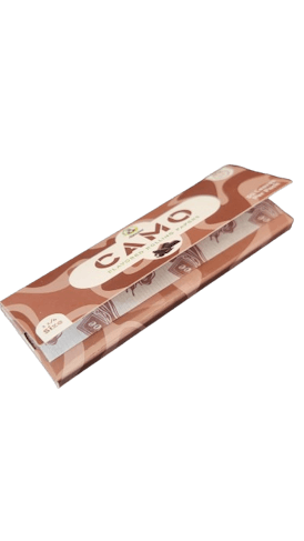 Camo Natural Rolling Papers - Choco 1 1/4 by Camo