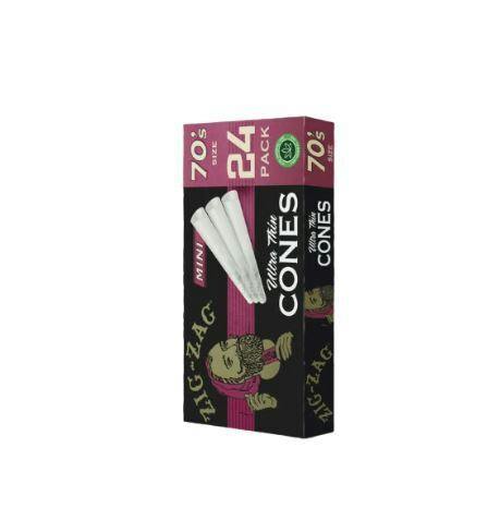 Zig Zag Mini 70's cones 24 pack by Zig zag
