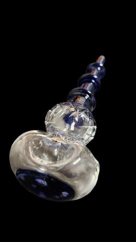 Blue Pointed Hand Pipe by Himalayan Group