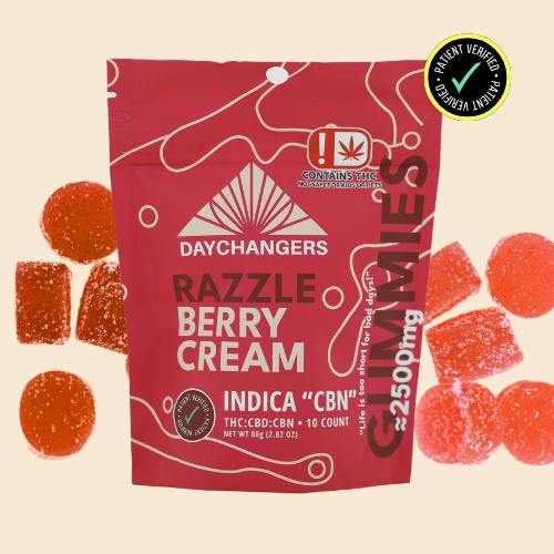 Day Changer Razzle Berry Cream 2500mg by Day Changer