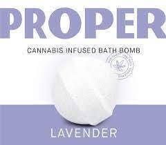 PROPER | BATH BOMB | 200MG 1:1 THC:CBD | LAVENDER