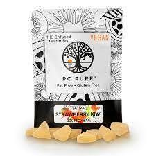 PC PURE STRAWBERRY KIWI GUMMIES 200MG