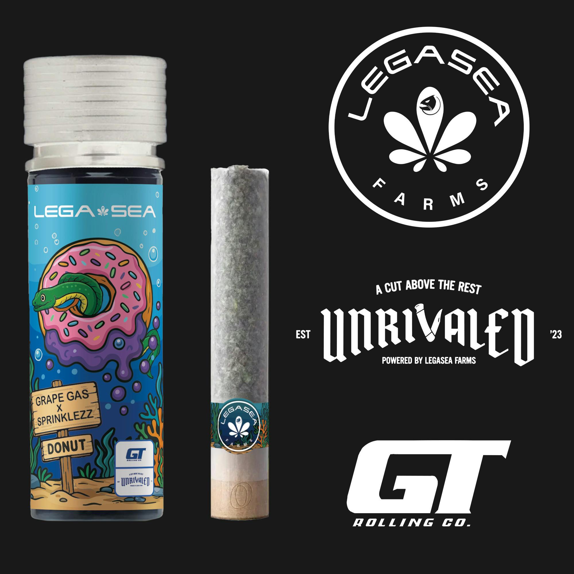 Unrivaled x Legasea | 1.5g Donut | Purple Popzilla