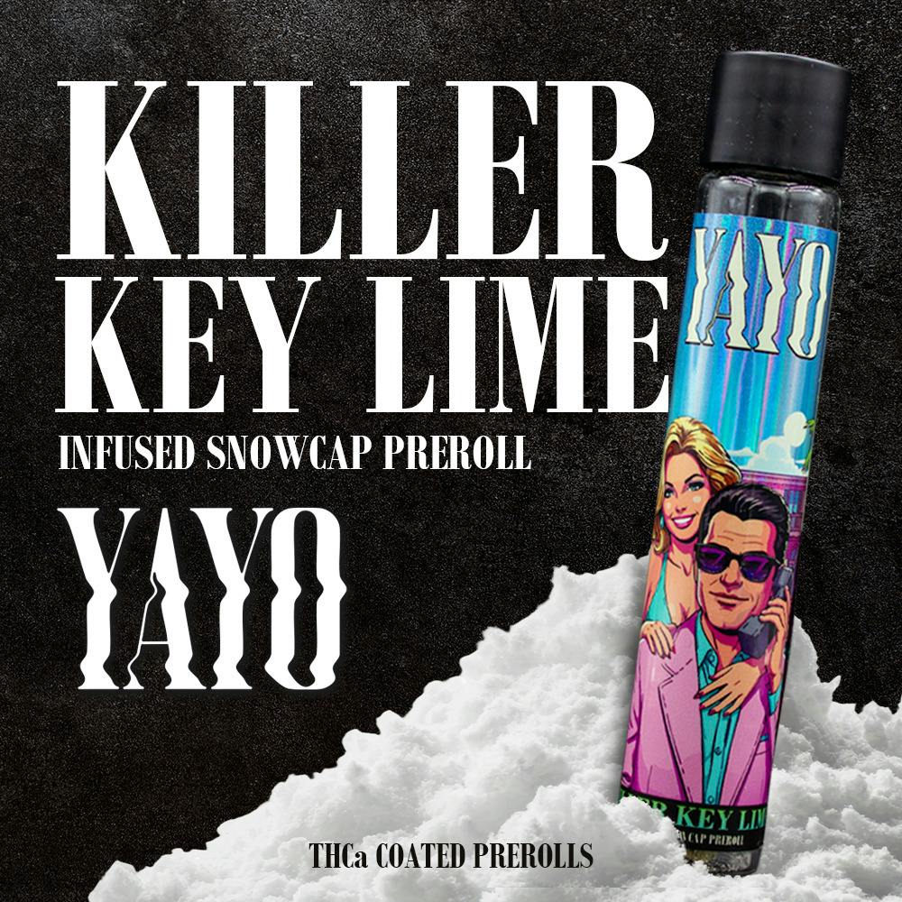 Yayo | 1.25g Infused Snow Cap Preroll | Killer Key Lime