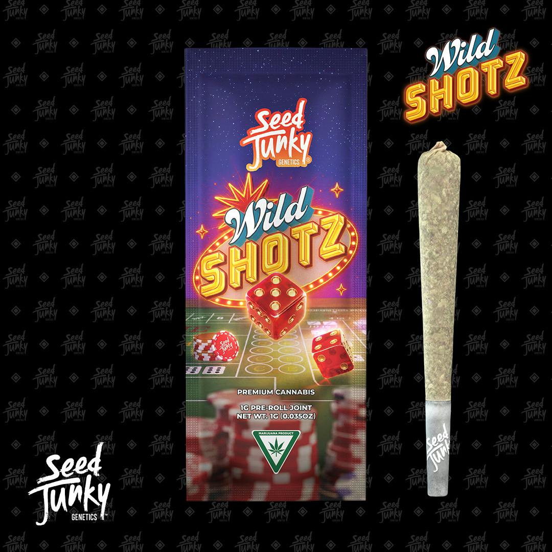 Seed Junky | 1g Pre Roll | Wild Shotz