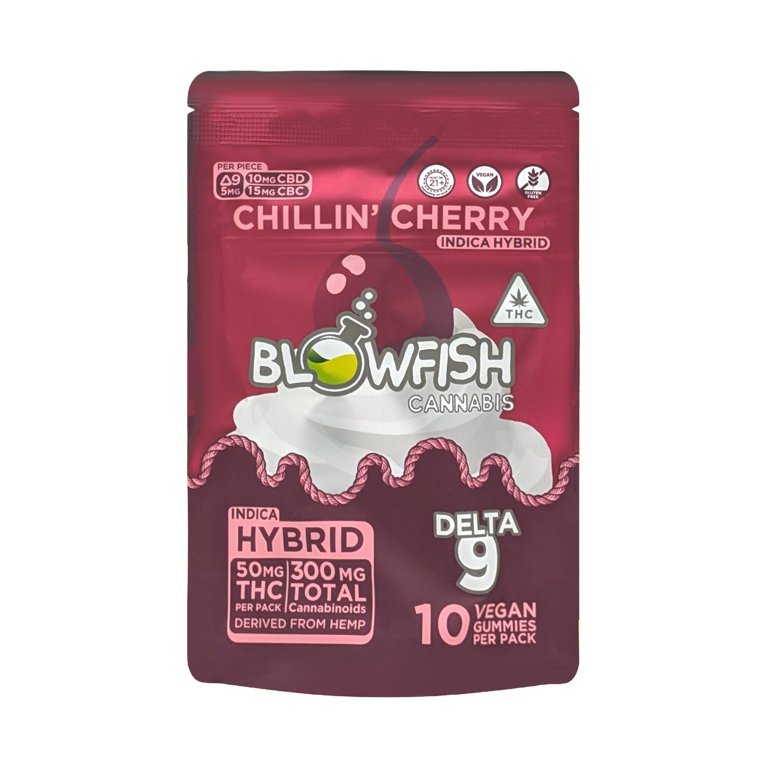 Blowfish Chillin' Cherry Indica Hybrid Gummies