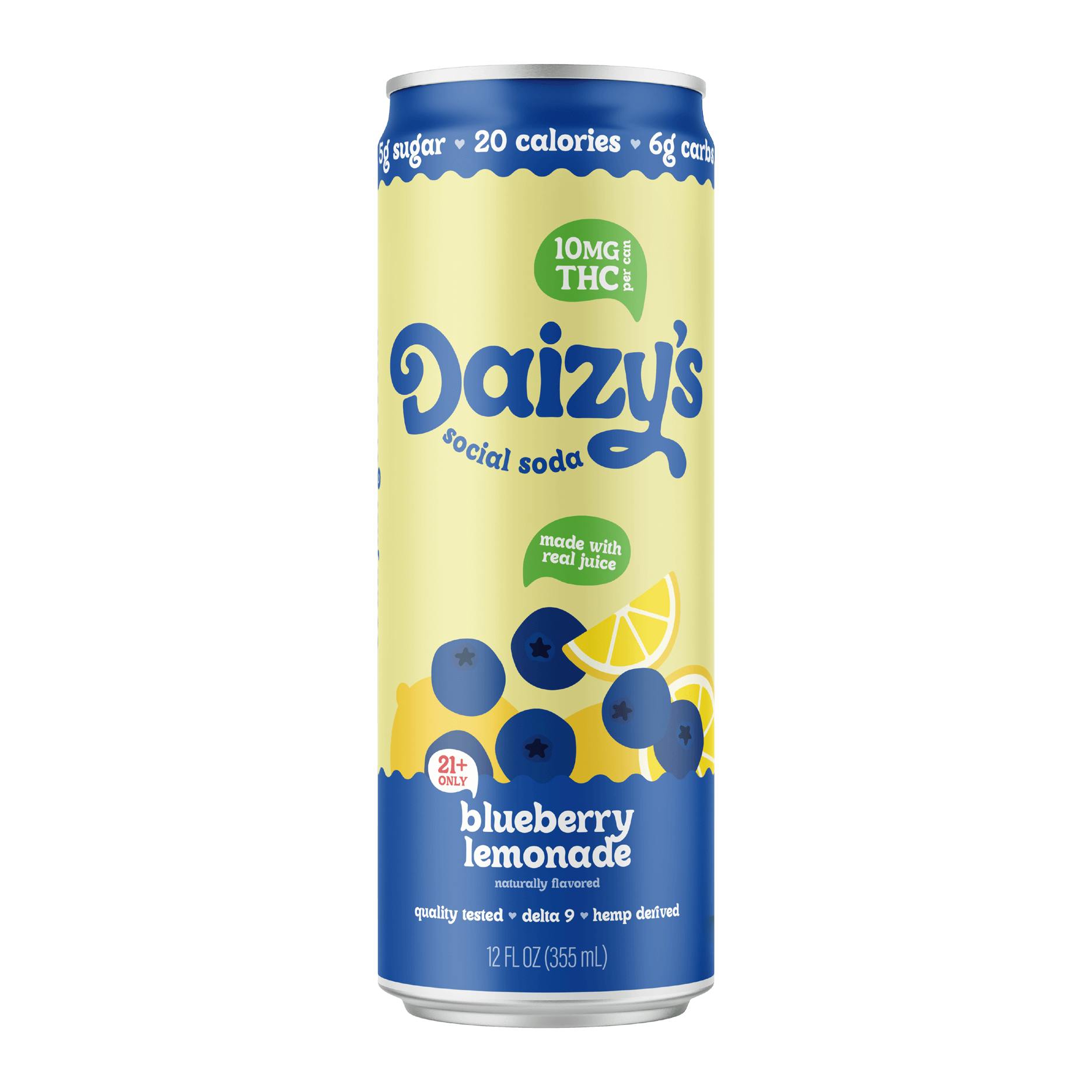Daizy's Social Soda - Blueberry Lemonade 10mg