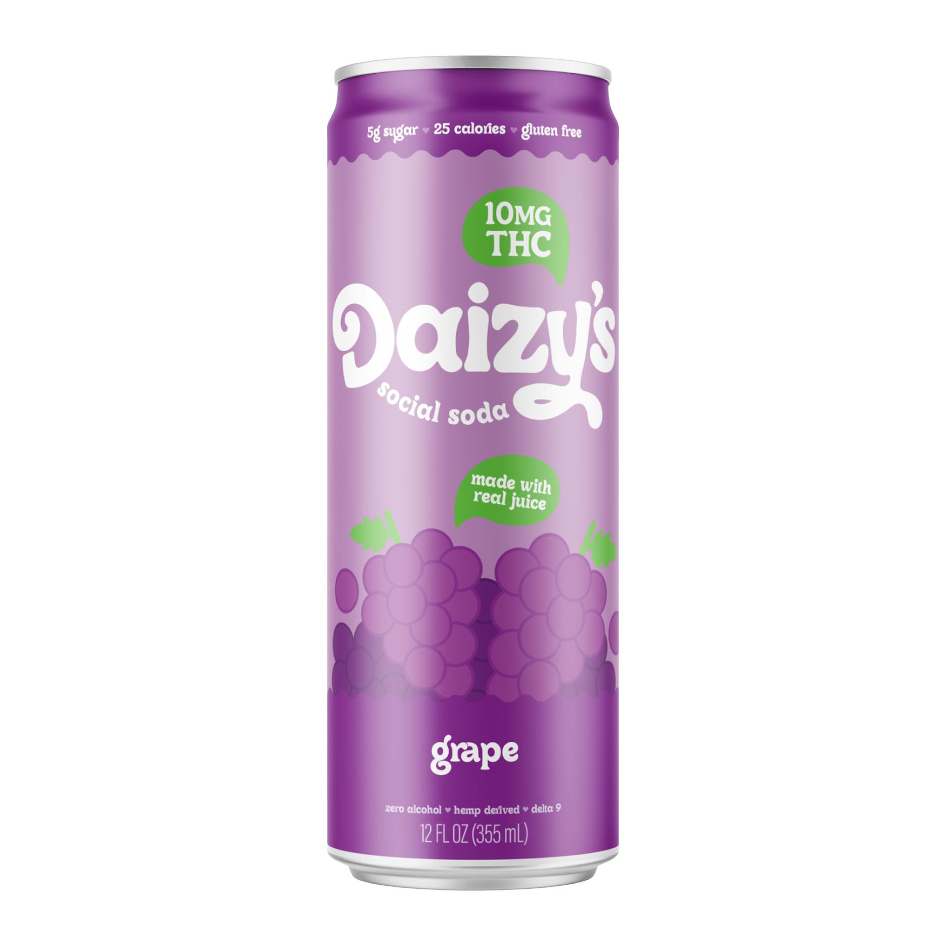 Daizy's Social Soda - Grape 10mg