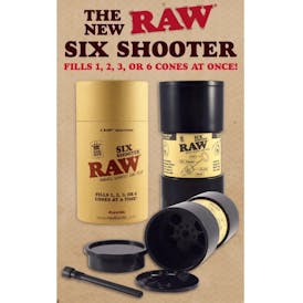 Raw - Six shooter cone filler