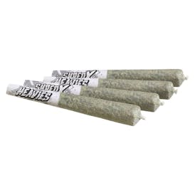 Rainbow Heavies Diamond & Disty Infused Pre-Roll 3x0.5g Distillates