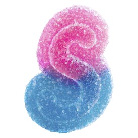 Fully Blasted Blue Raspberry Watermelon Gummy 1 Pack Soft Chews