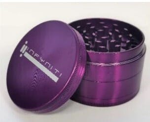 Infyniti Zinc Herb Grinders (4pcs) 56x40mm - PURPLE